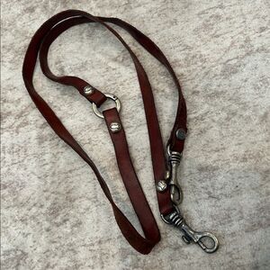 Campomaggi Rich Brown Leather bag strap